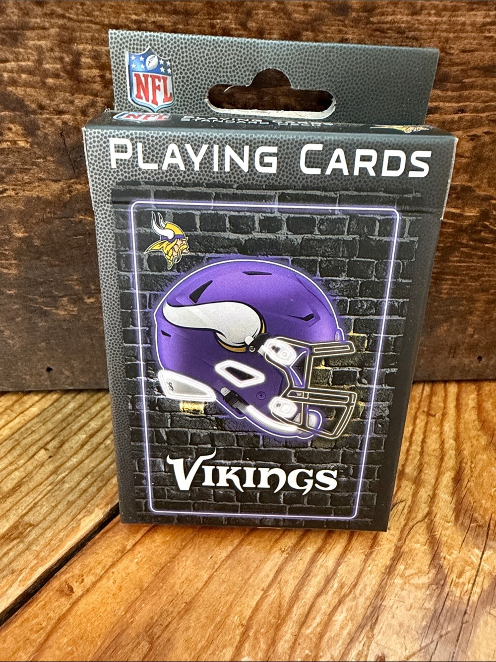 NFL Minnesota Vikings Purple & Black Playing Cards
